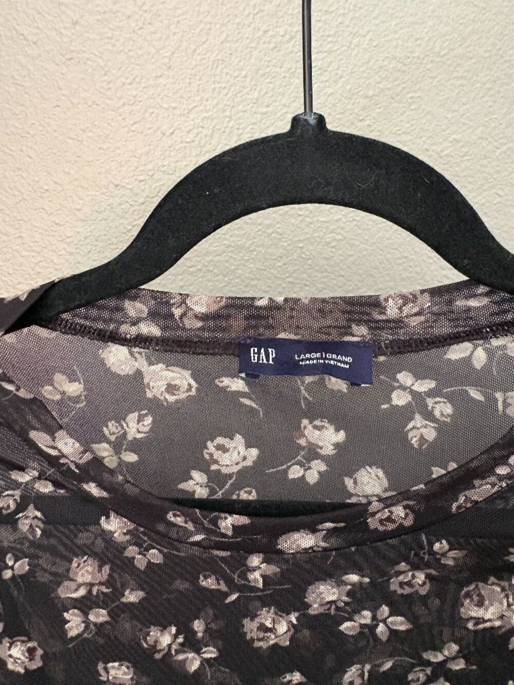 GAP Sheer Bodycon Dress (Size Large)